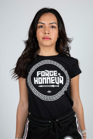 T-shirt femme noir Logo